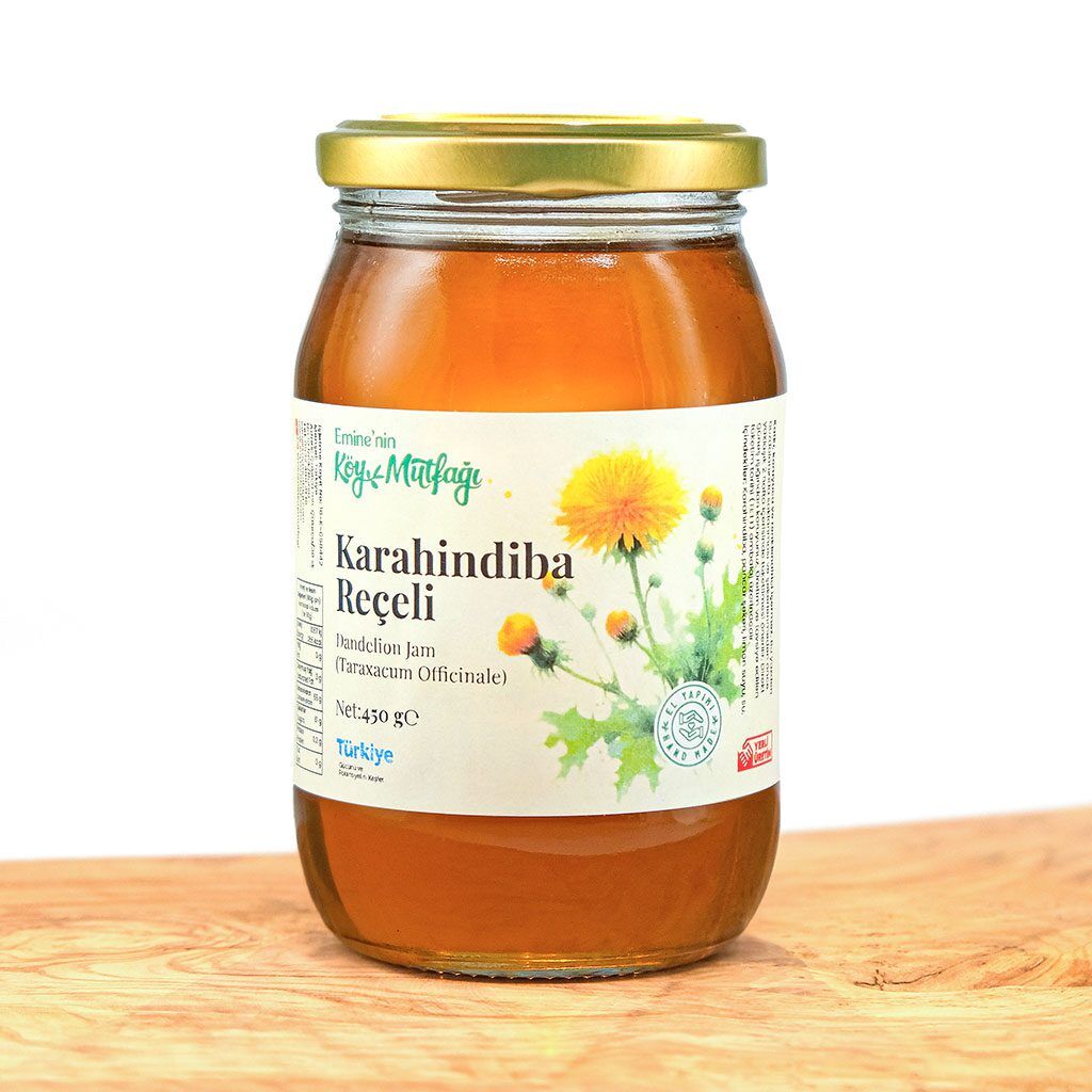 karahindiba-receli-450g-organik-taze-karahindiba-receli Karahindiba Reçeli 450g Cam Kavanozda - Görsel 1